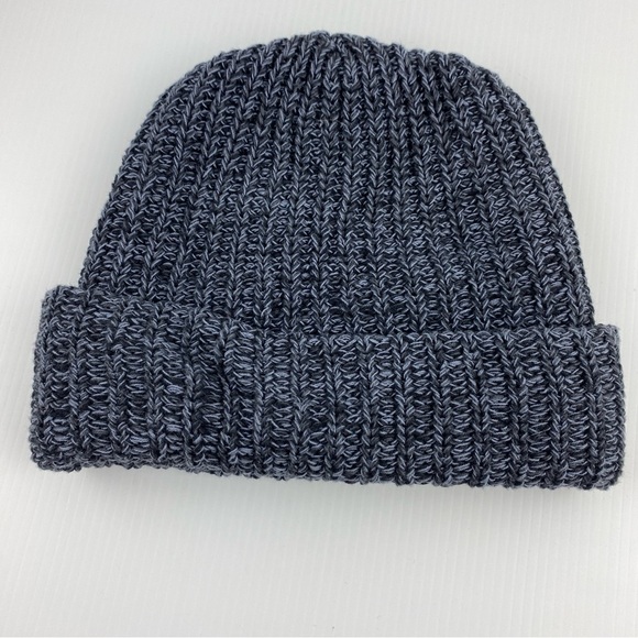 Love Your Melon Toque Cotton Knit Hat Fold Up Cuffed Style Grey - Picture 4 of 5